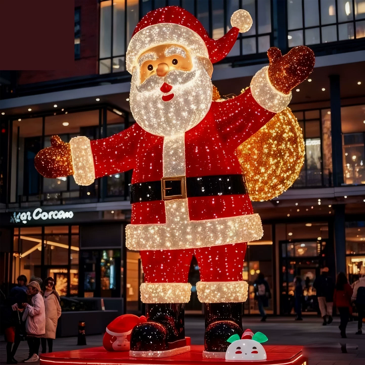 Yuletide Santa Sculpture