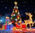 Christmas Tree and Reindeer LED Lanterns