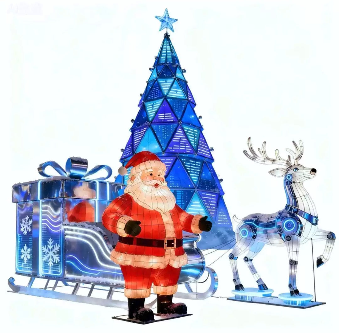 Yuletide Santa Sculpture